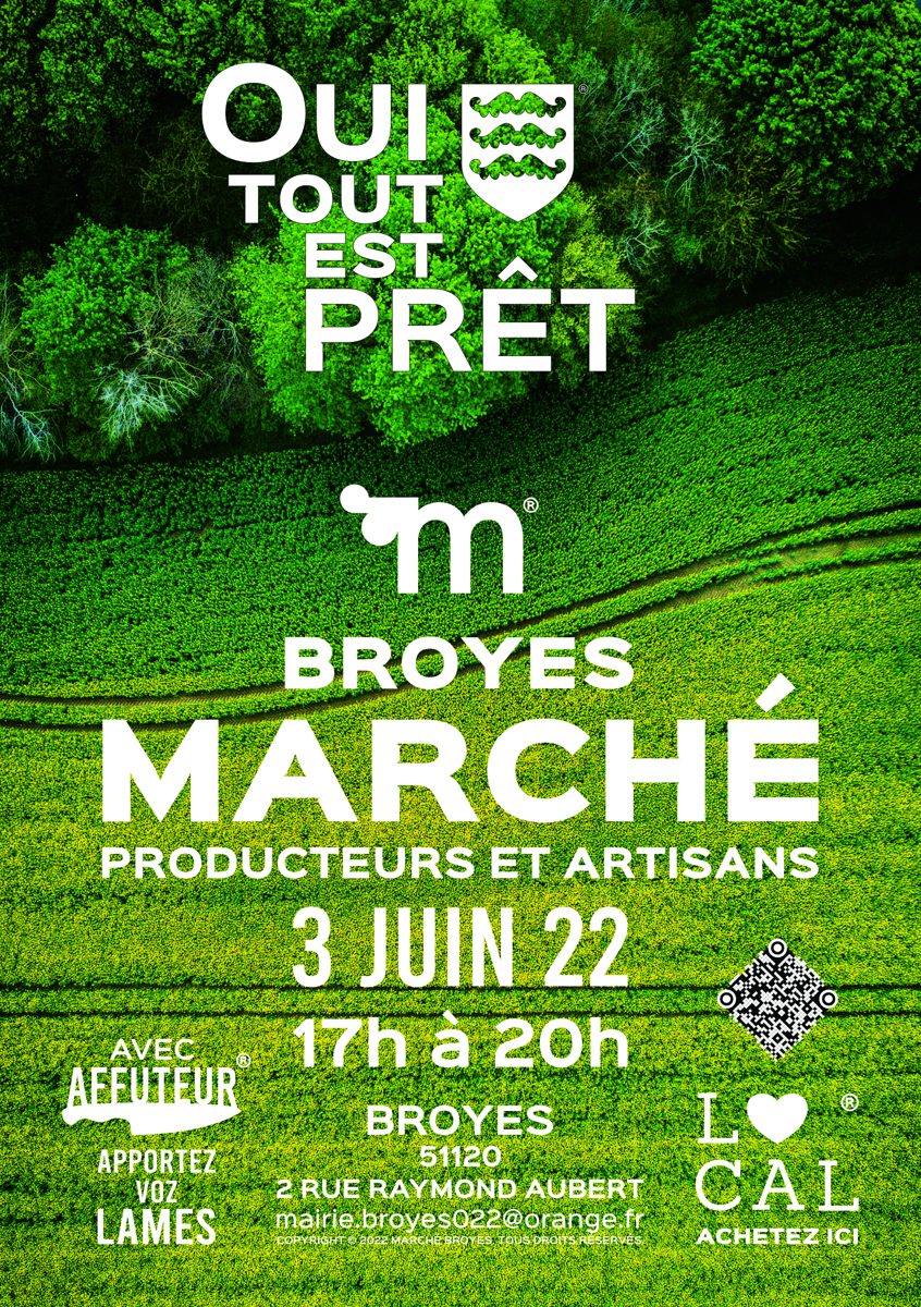 Marché de Broyes flyer